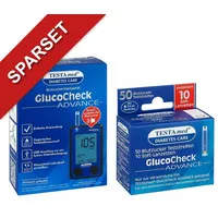  Testamed Glucocheck Advance Star.kit & Advance Teststreifen