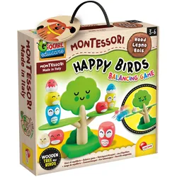 Lisciani 105397 - Geschicklichkeitsspiel - Montessori Happy Birds Gleichgewichtsspiel Balance