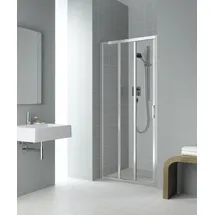 Kermi Gleittür Liga G3L 0900x2000, silber mattglanz ESG klar LIG3L090201AK