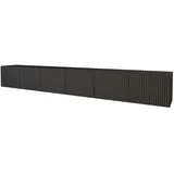 altdecor NOA-2 Lowboard 300 cm Schwarz Holz