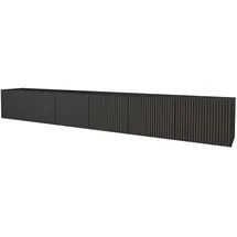 altdecor NOA-2 Lowboard 300 cm Schwarz Holz