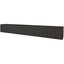 altdecor NOA-2 Lowboard 300 cm Schwarz Holz