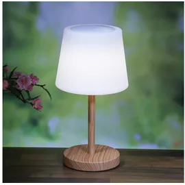 MARELIDA LED Tischlampe Braun