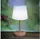 MARELIDA LED Tischlampe Braun