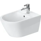 Duravit D-Neo Wand-Bidet mit Hahnloch, Überlauf, Hahnlochbank, weiß