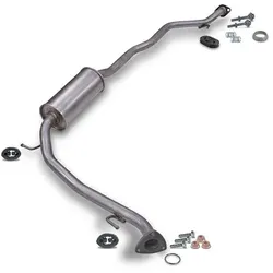 Bestprice Mittelschalldämpfer + Montagematerial für Honda