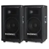 McGrey Paar TP-8 Lautsprecher Boxen (2 Stück DJ- und Partyboxen, 8" Woofer, 300W, Passiv, 2-Wege System, Holzgehäuse) schwarz