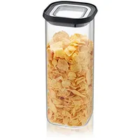 GEFU Pantry Vorratsdose schwarz 11 cm x 11 cm x 26 cm 1,9 l