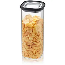 GEFU Pantry Vorratsdose schwarz 11 cm x 11 cm x 26 cm 1,9 l