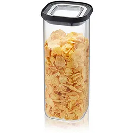 GEFU Pantry Vorratsdose schwarz 11 cm x 11 cm x 26 cm 1,9 l