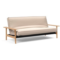 INNOVATION LIVING TM Schlafsofa Balder Sofa, Bettfunktion, Relaxsofa, Design mit hohem Komfort, Rückenlehne 3-fach verstellbar, Dauerschläfer beige