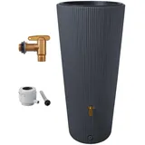 4rain VASO 2in1 DECOR Regenspeicher 220 l graphite grey