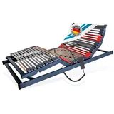Matratzen Perfekt Fertig Montierter Elektrischer Lattenrost Ultraflach Terramed – 90x200 cm 9 cm hoch 42 Leisten Kompakte Bauweise Perfekt für Bettkasten