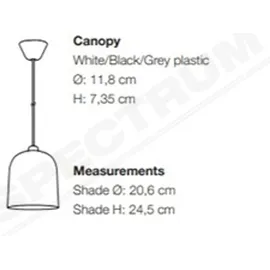 Nordlux Angle 1-flg. Ø 20,6 cm geschwungen schwarz