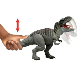 Mattel Jurassic World Rebirth Power Devour Tyrannosaurus Rex Spielfigur