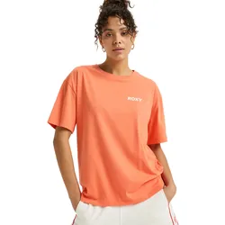 Funktionstop ROXY "Essential Energy", Damen, Gr. M, orange, 100% Baumwolle, Tops