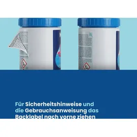 BestLivings Chlortabletten Marina Multifunktion 5 in 1 weiß 1,2 kg