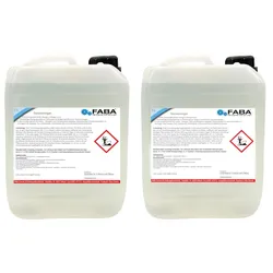 FABA Steinreiniger Konzentrat Wegreiniger für Terrasse und Pflaster 2 x 5 L