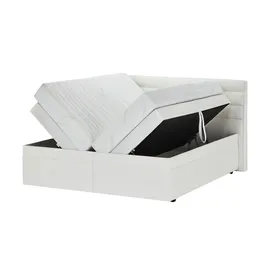 Möbel Kraft Boxspringbett 182 x 116 cm Weiß