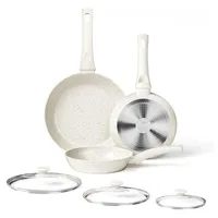 luxuskollektion Keramik Pfannen-Set 6-tlg. 20 cm + 24 cm + 28 cm