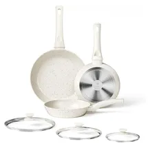luxuskollektion Keramik Pfannen-Set 6-tlg. 20 cm + 24 cm + 28 cm