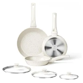 luxuskollektion Keramik Pfannen-Set 6-tlg. 20 cm + 24 cm + 28 cm