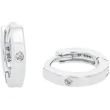Amor Creolen 9058112 Silber 1 cm
