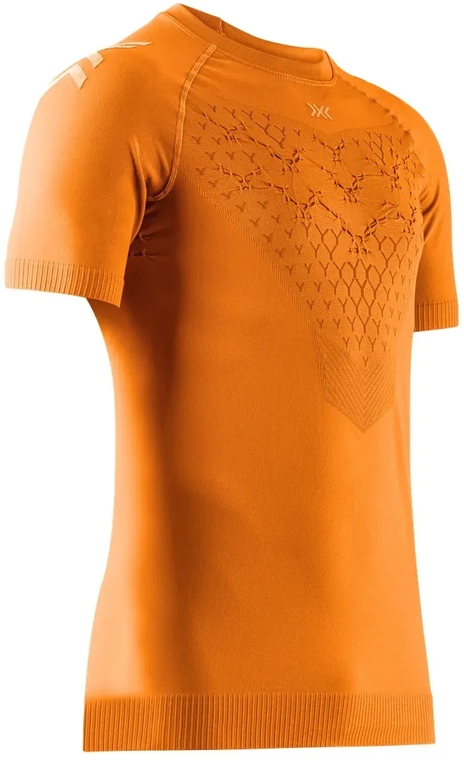 X-Bionic Laufshirt Twyce Run (enganliegend) Kurzarm orange Herren