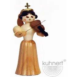 Kuhnert Langrockengel mit Geige natur 5,5 cm