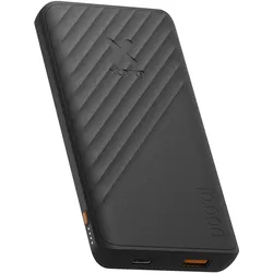 15W FastCharge Go2 Powerbank 10.000 - Holzkohle-Schwarz