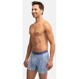 Danish Endurance Boxershorts Sports Trunks blau / rot / schwarz XL 6er Pack