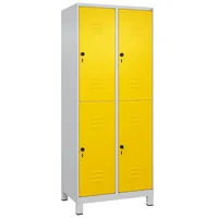 C+P Doppel-Garderobenschrank ""Classic Plus"", Abteilbreite 40 cm, mit Füßen,