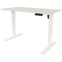 BISLEY E-StarterTech elektrisch höhenverstellbarer Schreibtisch 160x80 cm in grau - Elektrischer Tisch höhenverstellbar mit Memory-Funktion