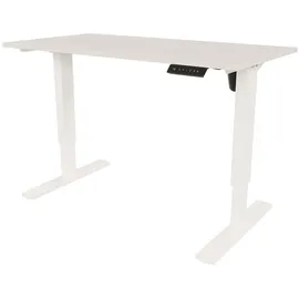 BISLEY E-StarterTech elektrisch höhenverstellbarer Schreibtisch 160x80 cm in grau - Elektrischer Tisch höhenverstellbar mit Memory-Funktion