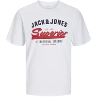 JACK & JONES JJELOGO Tee SS O-Neck 2 COL