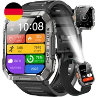 Blackview Smartwatch Herren, Fitnessuhr Mit Telefonfunktion, Anrufe Tätigen/Empf