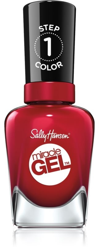 Sally Hansen Miracle GelTM Gel-Lack für Fingernägel - keine UV/LED Lampe erforderlich Farbton Can't Beet Royalty 14,7 ml