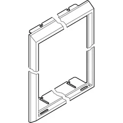 ABN GBR47 Blendrahmen für S47 RAL 9016