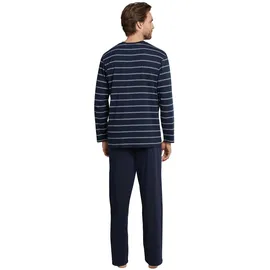 SCHIESSER Herren Schlafanzug lang - Nightwear Set, Dunkelblau_159622, 58