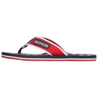 Tommy Hilfiger Patch Hilfiger Beach Sandal Rot (Primary Red), 45