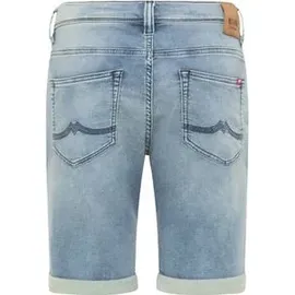Mustang Chicago Shorts aus Stretch Denim in Hellblau-W34