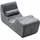 Vevor Chaiselongue Relaxliege Schaumstoff 0 x 0 x 0 cm Grau mit Kissen