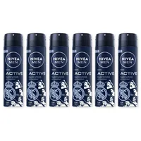 NIVEA Active Darkwood Deo Spray 6 x 150 ml
