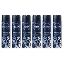 NIVEA Active Darkwood Deo Spray 6 x 150 ml