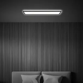 Briloner - LED Deckenlampe 98cm LED Panel Deckenleuchte Flach Indirektes Licht Flurlampe
