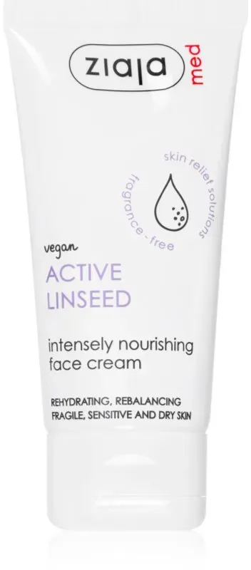Ziaja Med Linseed Nährende Gesichtscreme für Tag und Nacht 50 ml