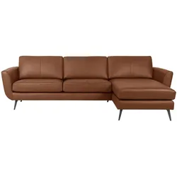 SOHO Ecksofa  Smile Day Leder ¦ braun ¦ Maße (cm): B: 274 H: 85 T: 156