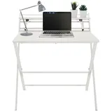 HJH Office Klappschreibtisch EASY CLAP Melaminharzbeschichtete Spanplatte, Metall