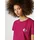 Pepe Jeans T-Shirt BRULE mit Runhals, kleiner Print auf der Brust rosa L (40)