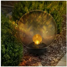 GLOBO Lighting Solarleuchte Kunststoff schwarz, LED